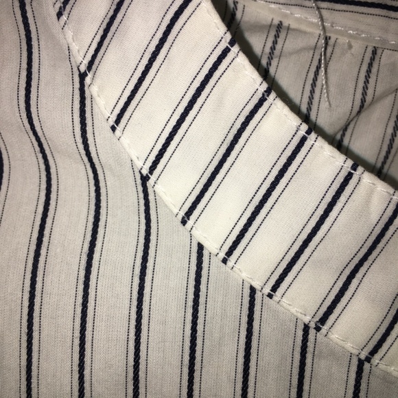 Madewell button up  embroidered 3/4 sleeve  top - Picture 5 of 5